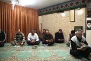  معنوی زیارت عاشورا در ستاد مرکز بهداشت جنوب تهران همزمان با اغاز ایام سوگواری محرم 